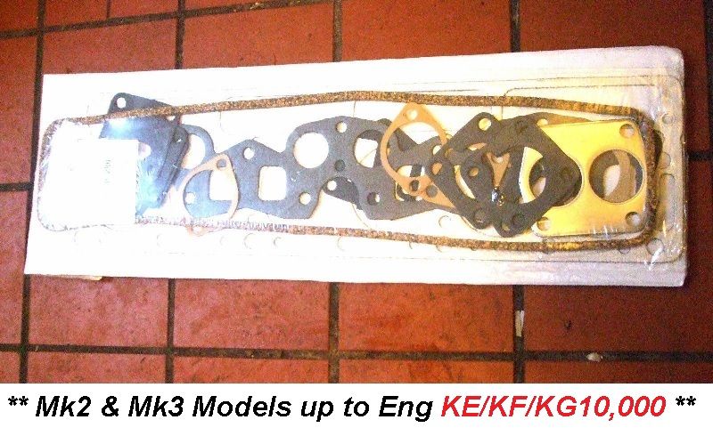 HEAD GASKET SET (Triumph GT6) (Mk2 & Mk3 Early) (**1968- Aug 1971 Only**)